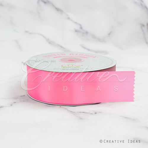 1 1/2" Single Face Satin Ribbon - 50 Yards (Baby Doll Pink)