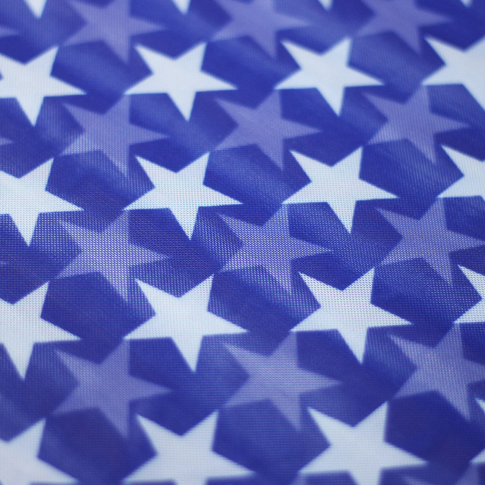 Freedom Mesh Star And Stripe Polyester Spandex Fabric - Patriotic Stars And Stripes, Red/White/Blue, 58/60" Width (1 Yard)