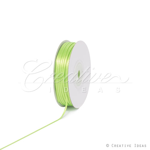 1/16" Double Face Satin Ribbon - 100 Yards (Apple Green)