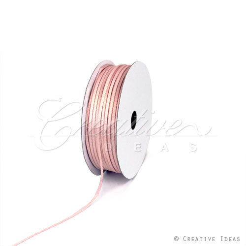 1/16" Double Face Satin Ribbon - 100 Yards (Blush)