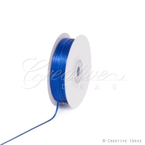 1/16" Double Face Satin Ribbon - 100 Yards (Royal Blue)