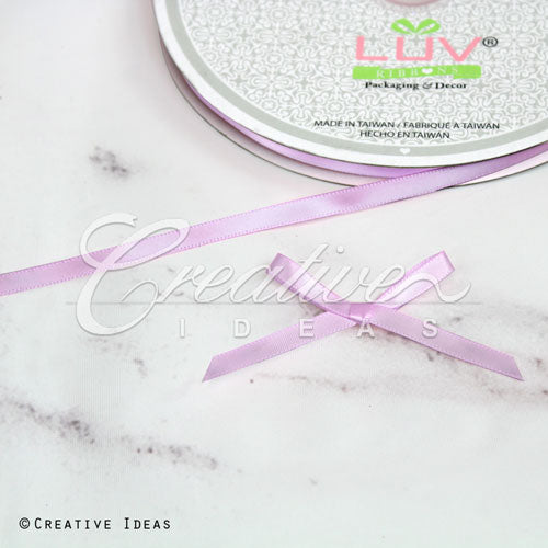 1/4" Single Face Satin Ribbon - 100 Yards (Lavender)