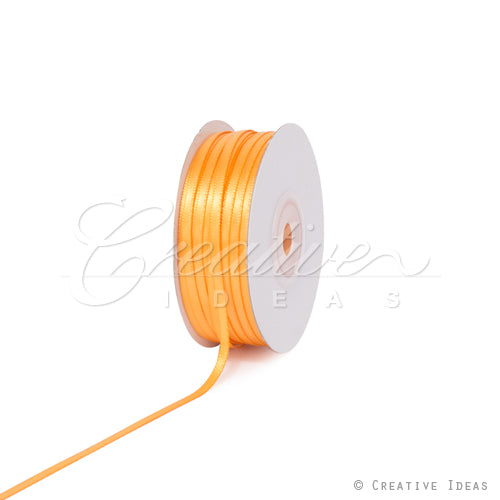 1/8" Double Face Satin Ribbon - 100 Yards (Light Gold)