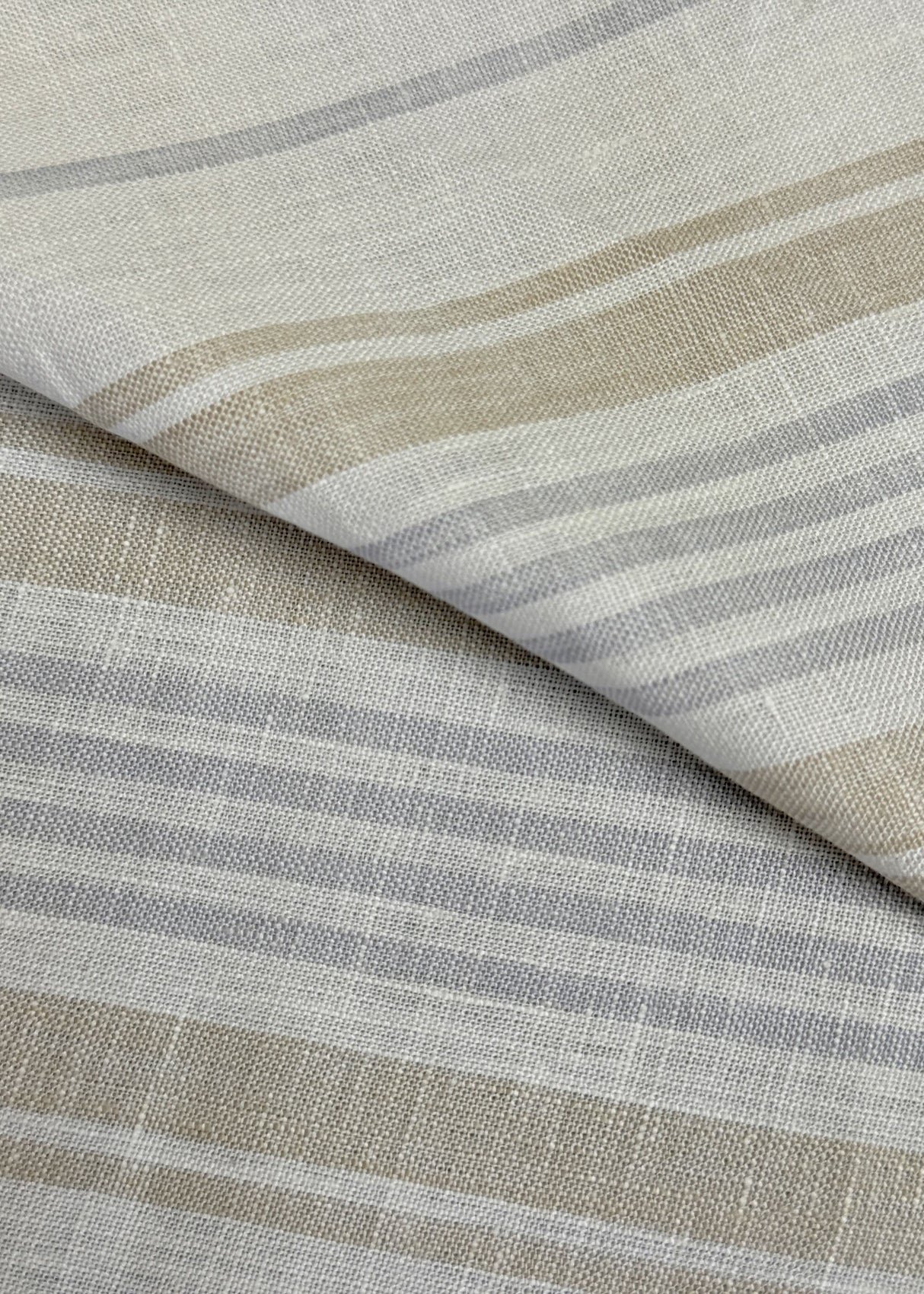Linen Shadow Stripe Fabric