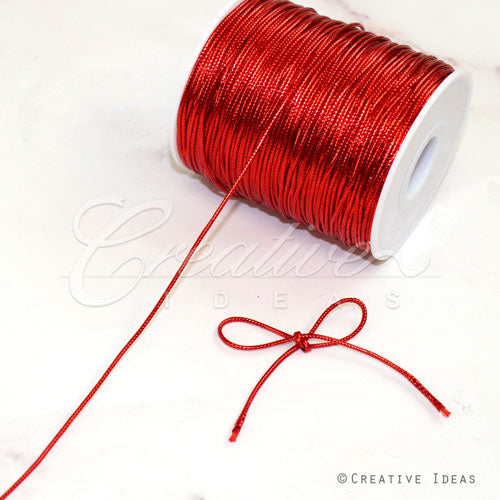 1.5Mm Metallic Gift Tag-144 Yds (Red)