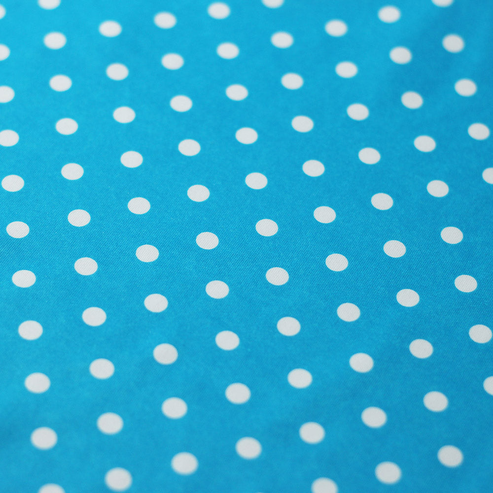 Dippin Dotz Poly Spandex Fabric - Small Polka Dots, Multiple Colors, 58/60" Width (1 Yard)