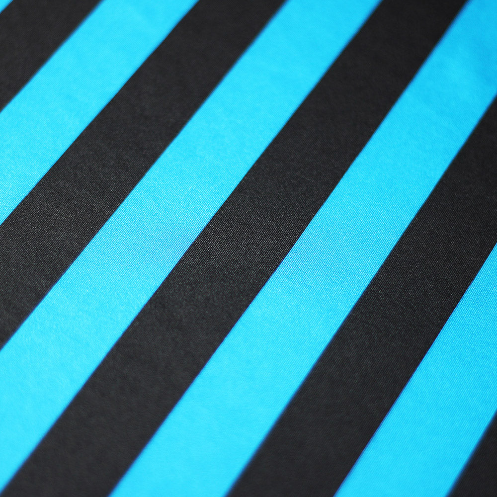 Lucky Stripes Polyester Spandex Fabric - Multi-Color 1" Wide Stripes, 58/60" Width (1 Yard)