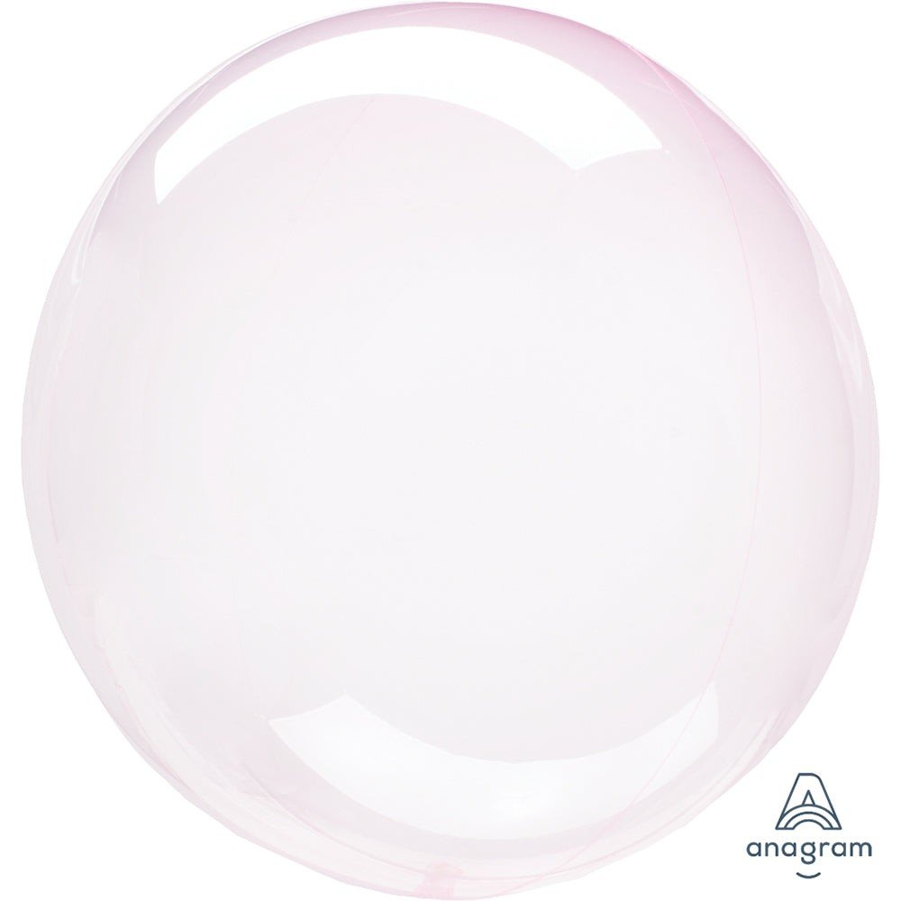Plastic Balloon Crystal Clearz Petite Light Pink