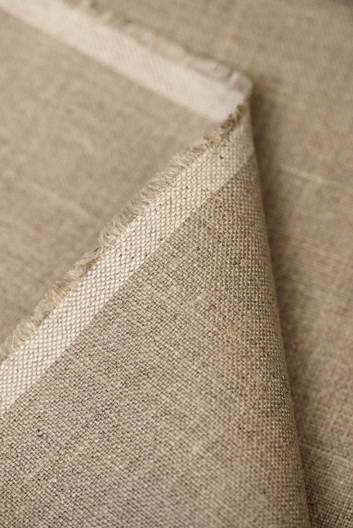 Pure Linen Heavy Natural Fabric