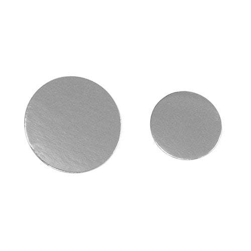 Round Silver Mono Board Size: 3" - Case Of 500