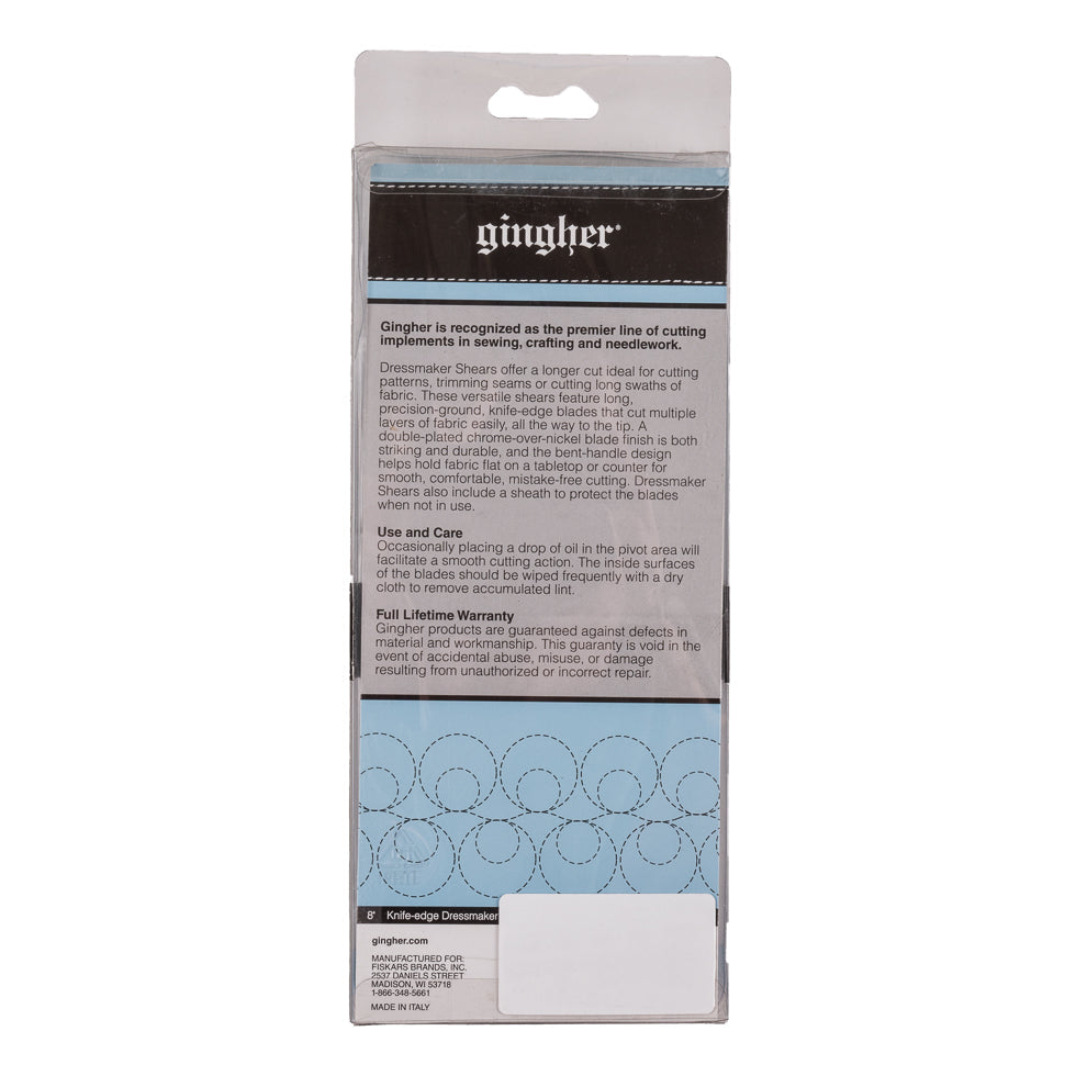 Gingher Knife Edge Dressmaker Shears - 8"
