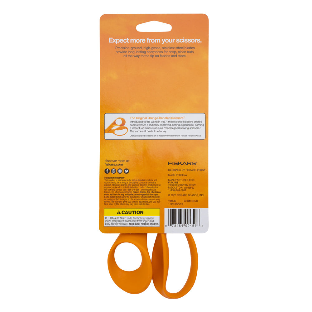 Classic Bent Dressmaker's Scissors by Fiskars - 8"