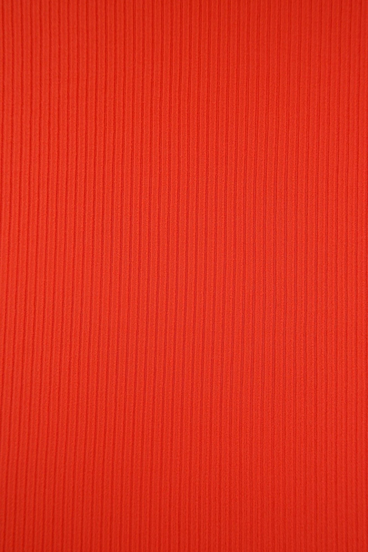 Rib Solid Stretch Knit Fabric