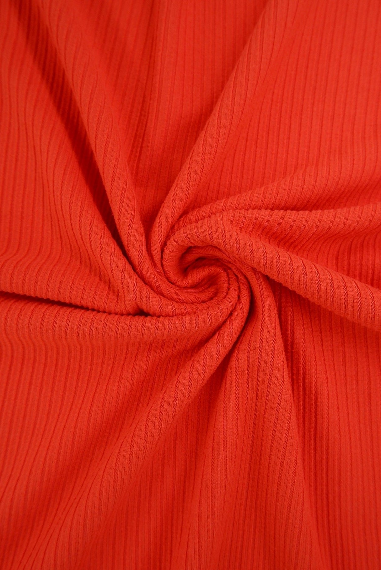 Rib Solid Stretch Knit Fabric
