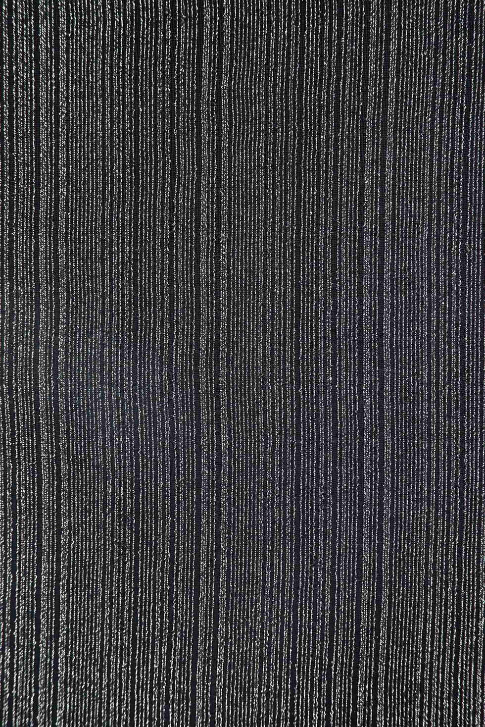 1 Yard Nylon Lurex Stripe Jersey Knit Fabric 200 GSM, 61'' Wide Nylon Lurex Spandex Blend Black/ Silver