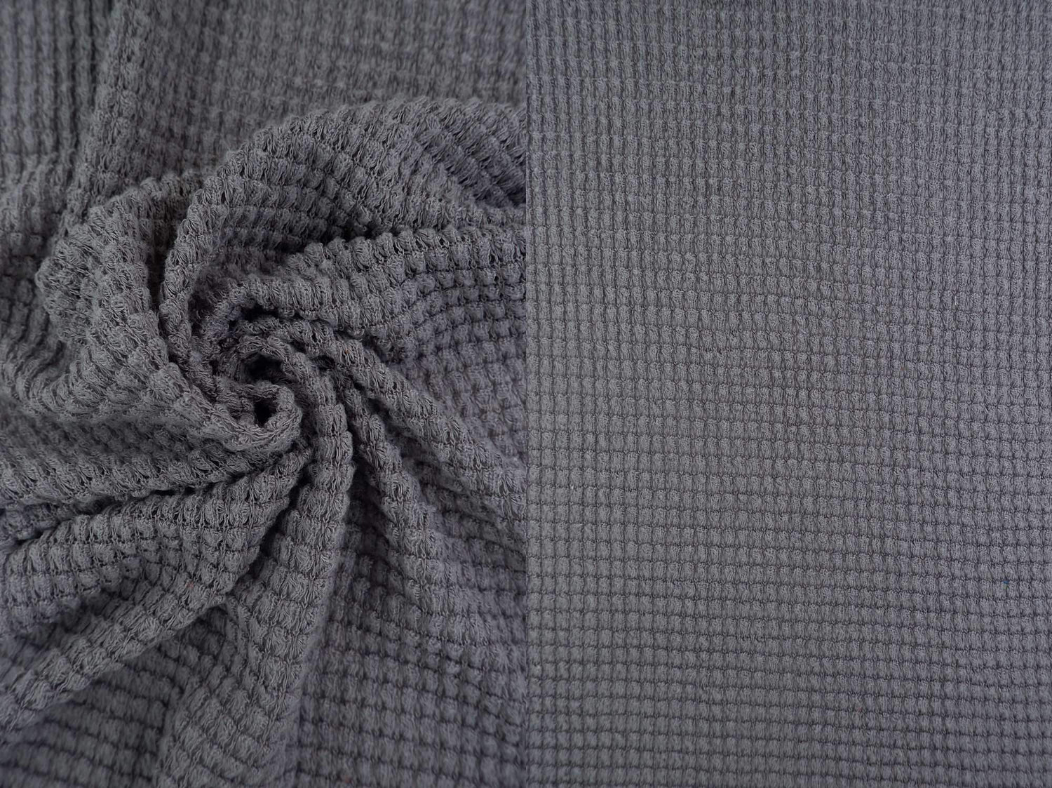 1 Yard Polyester Rayon Spandex Oversize Waffle Knit Solid Fabric 54/56" Width