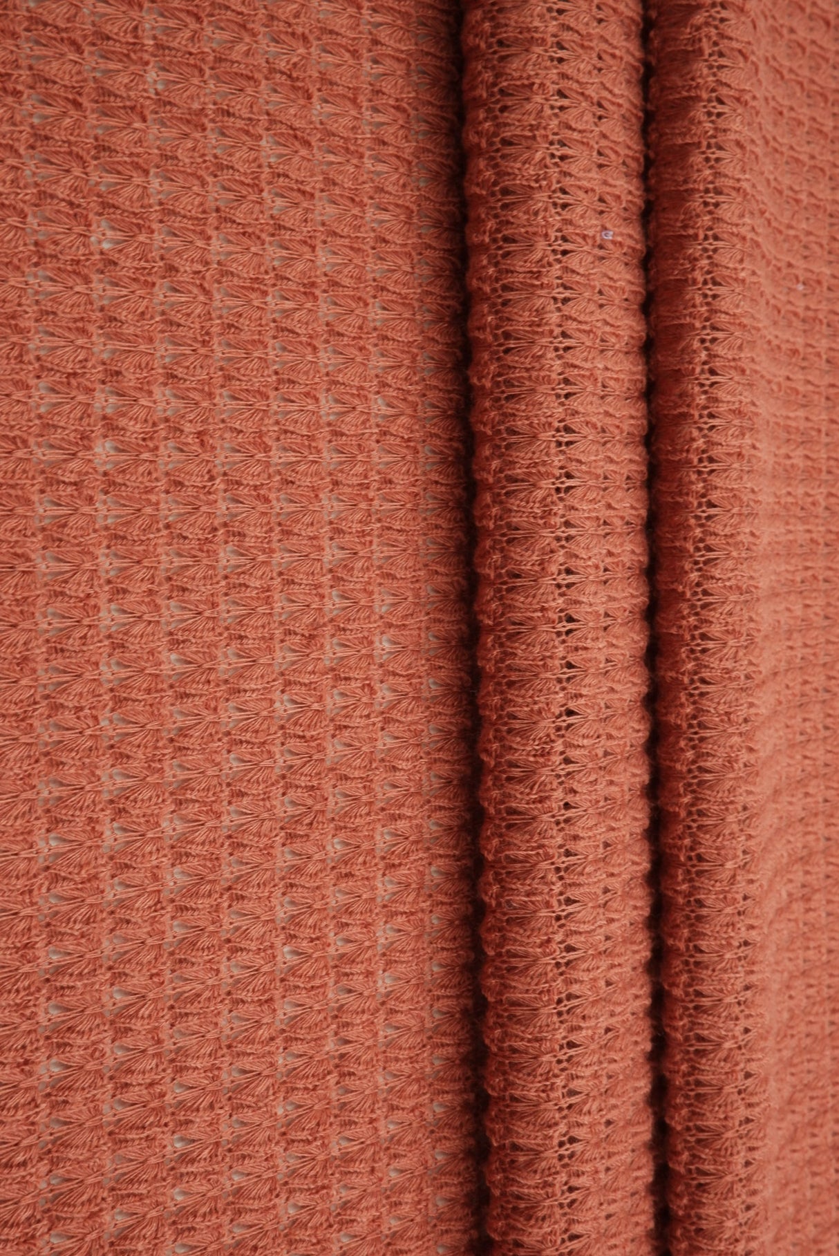 Stretch Waffle Knit Fabric Solid Colors