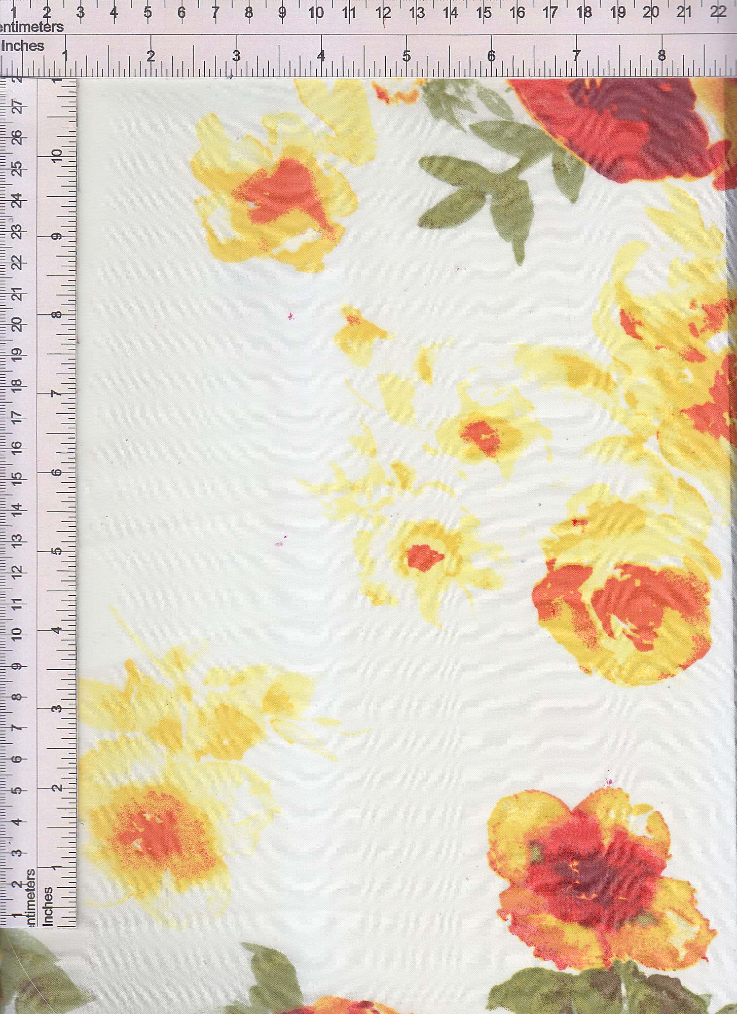 Floral Print Hi Multi Chiffon Fabric Lightweight 100% Polyester 57/58? Wide