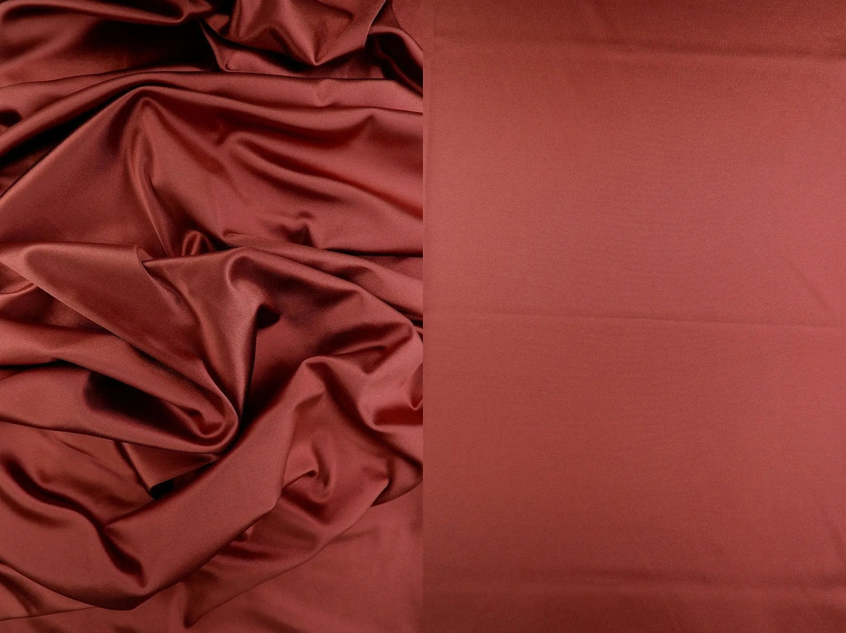 1 Yard Stretch Bridal Satin Fabric 250 GSM, 58/60'' Wide Polyester Spandex Blend