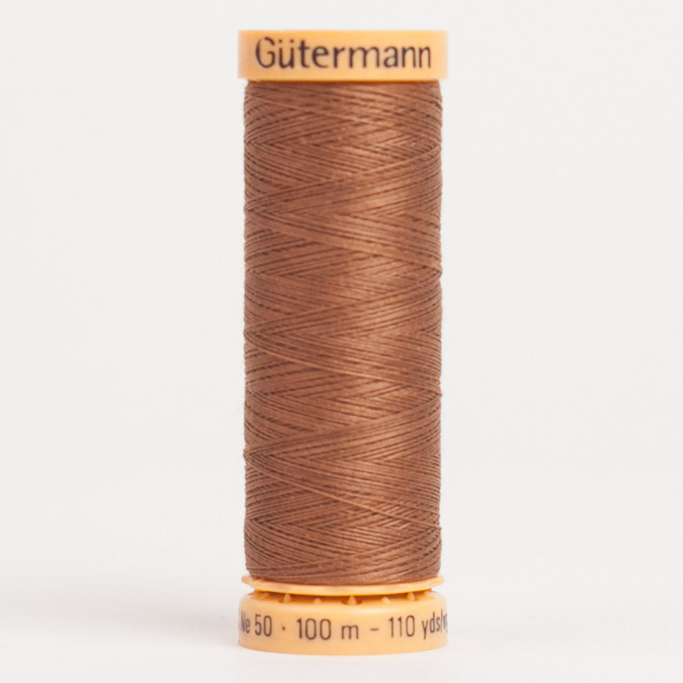 Gutermann Cotton Thread 100m - 2200 Cork Brown