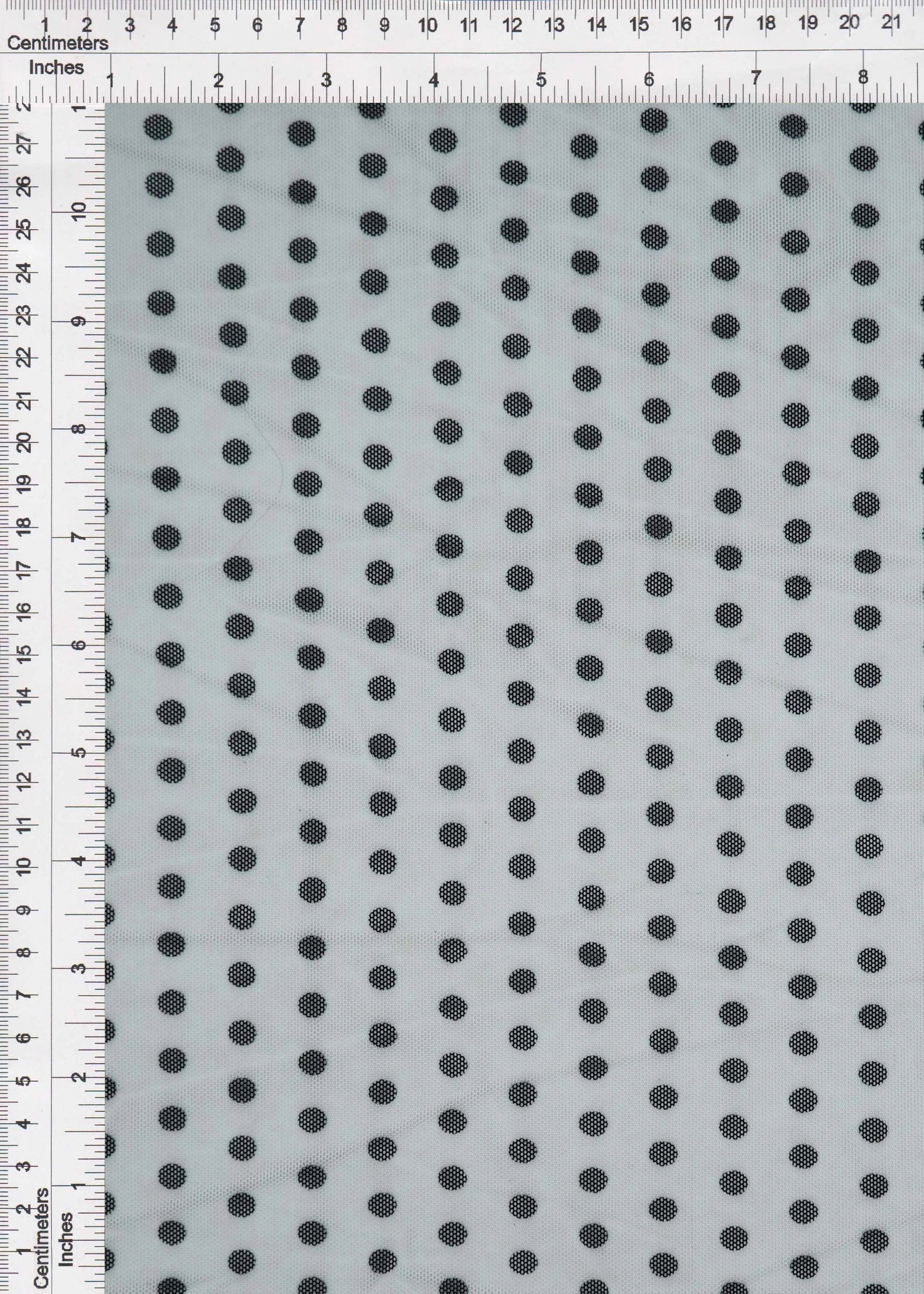 1 Yard Mesh Polka Dot Print Fabric, 54'' Wide Polyester Spandex Blend