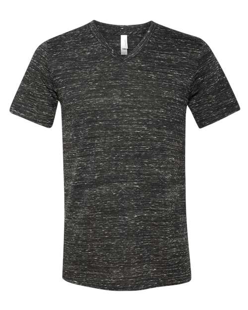 BELLA + CANVAS Unisex Textured Jersey V-Neck Tee
