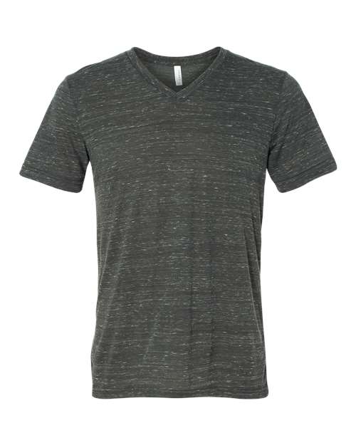 BELLA + CANVAS Unisex Textured Jersey V-Neck Tee