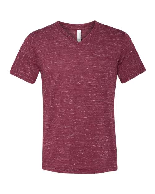 BELLA + CANVAS Unisex Textured Jersey V-Neck Tee