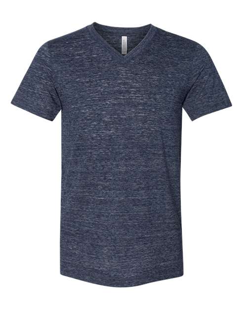 BELLA + CANVAS Unisex Textured Jersey V-Neck Tee
