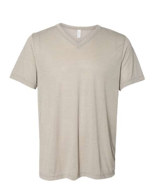 BELLA + CANVAS Unisex Textured Jersey V-Neck Tee