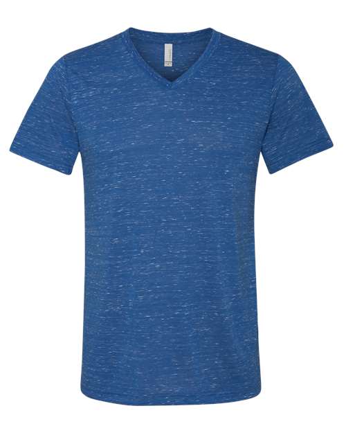 BELLA + CANVAS Unisex Textured Jersey V-Neck Tee