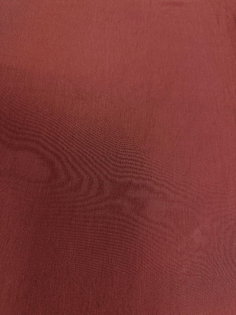 1 Yard Rust Brown Solid Rayon Spandex Jersey Knit Fabric 58" Width