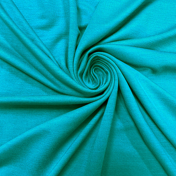 1 Yard Jade Green Rayon Spandex Jersey Knit Fabric for Tees, Pajamas & More Soft Matte Finish 58" Width