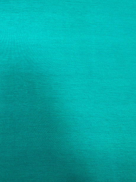 1 Yard Jade Green Rayon Spandex Jersey Knit Fabric for Tees, Pajamas & More Soft Matte Finish 58" Width