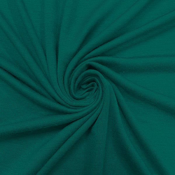 1 Yard Hunter Green Solid Rayon Spandex Jersey Knit Fabric 58 Inches Wide