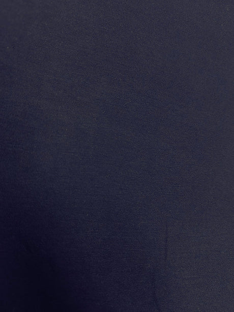 1 Yard Navy Blue Rayon Spandex Jersey Knit Fabric for Tees, Pajamas & More Soft Matte Finish 58" Width