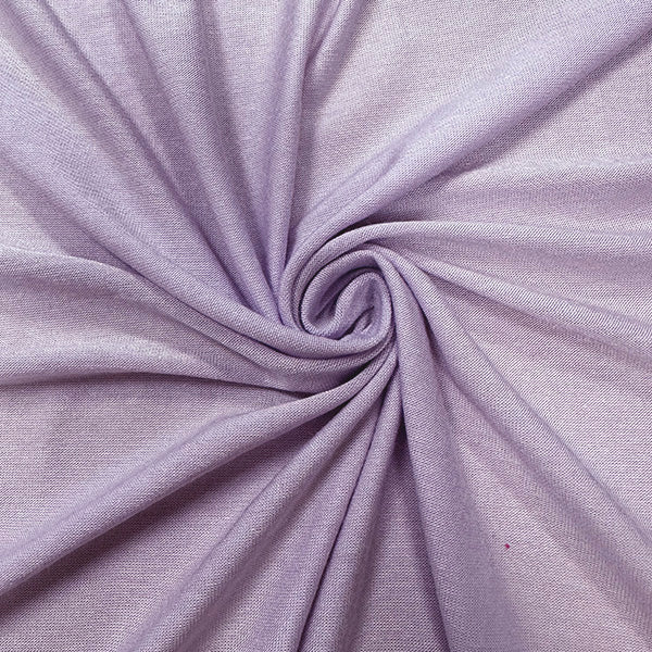 1 Yard Lilac Purple Rayon Spandex Jersey Horizontal Final Width 58 Inches Width