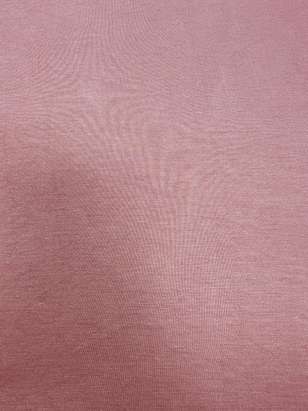 1 Yard Pink Jersey Knit Rayon Spandex Fabric for Shirts, Pajamas, Activewear 58 Inches Width