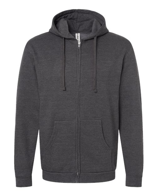 Tultex Unisex Full-Zip Hooded Sweatshirt