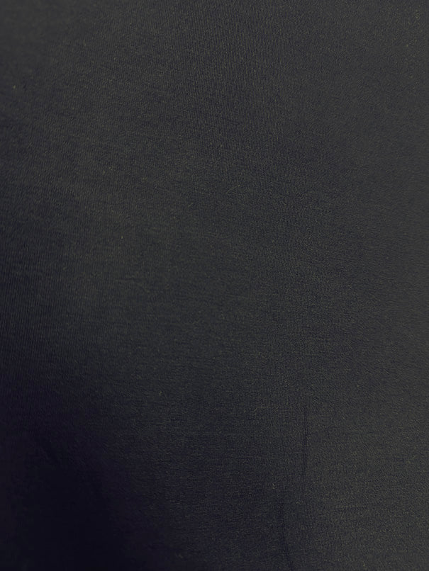 1 Yard Dark Navy Blue Jersey Knit Rayon Spandex Fabric for Shirts, Pajamas, Activewear 58 Inches Width