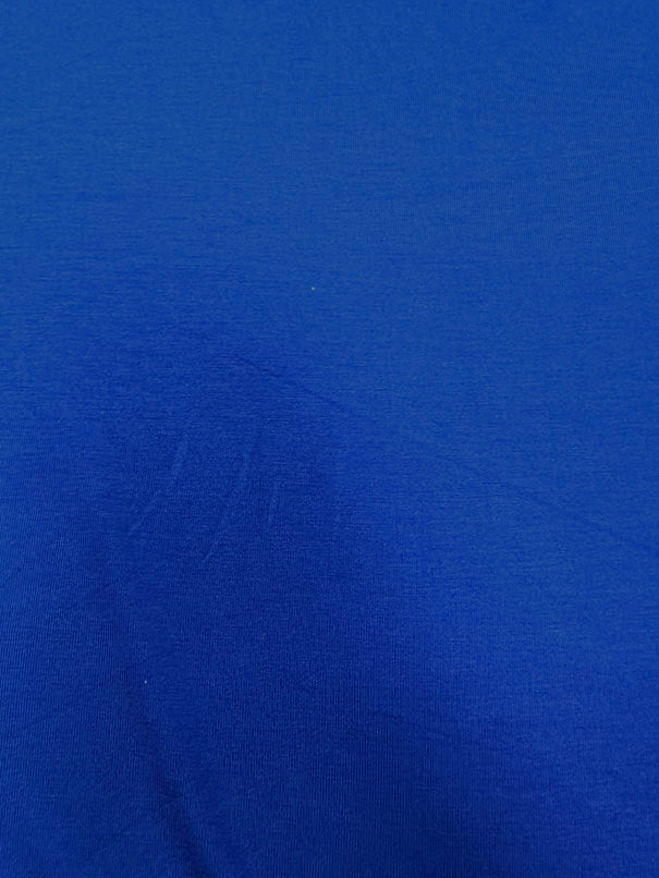 1 Yard Royal Blue Solid Rayon Spandex Jersey Knit Fabric 58 Inches Width