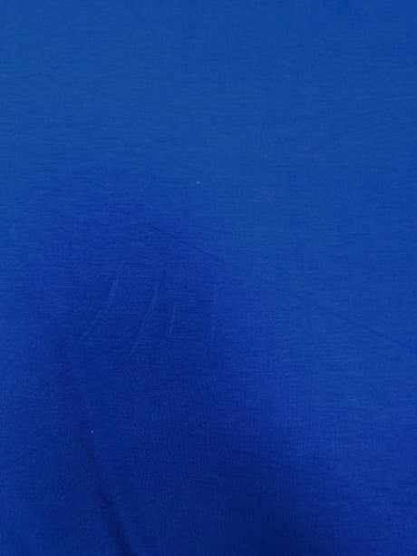 1 Yard Royal Blue Solid Rayon Spandex Jersey Knit Fabric 58 Inches Width