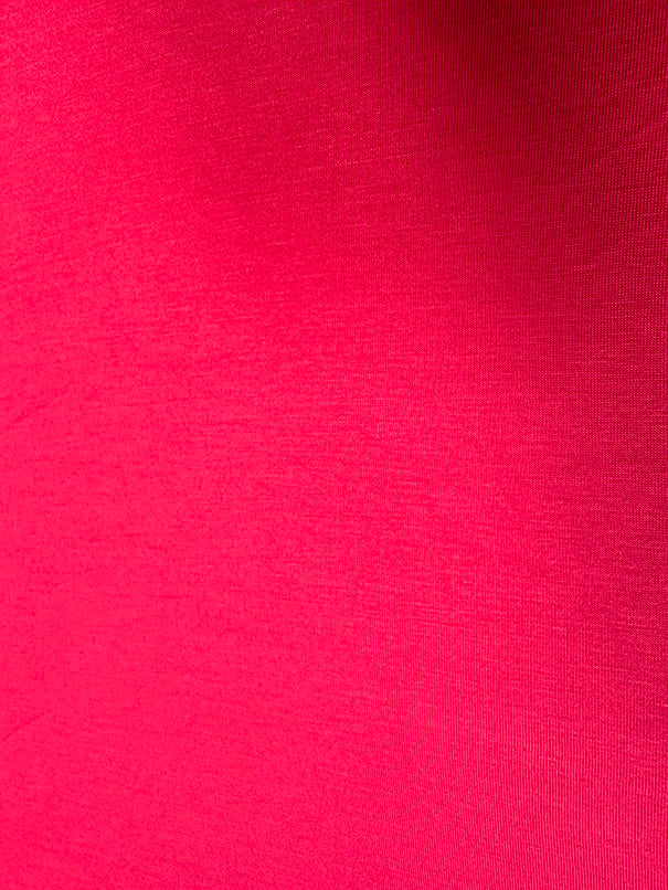 1 Yard Dark Pink Solid Rayon Spandex Jersey Knit Fabric 58 Inches Width
