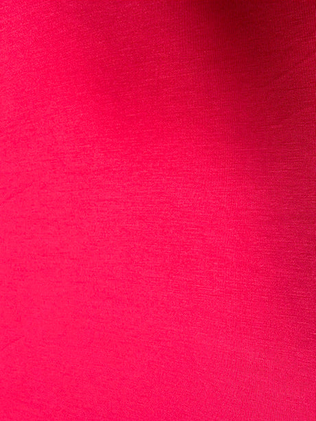 1 Yard Dark Pink Solid Rayon Spandex Jersey Knit Fabric 58 Inches Width