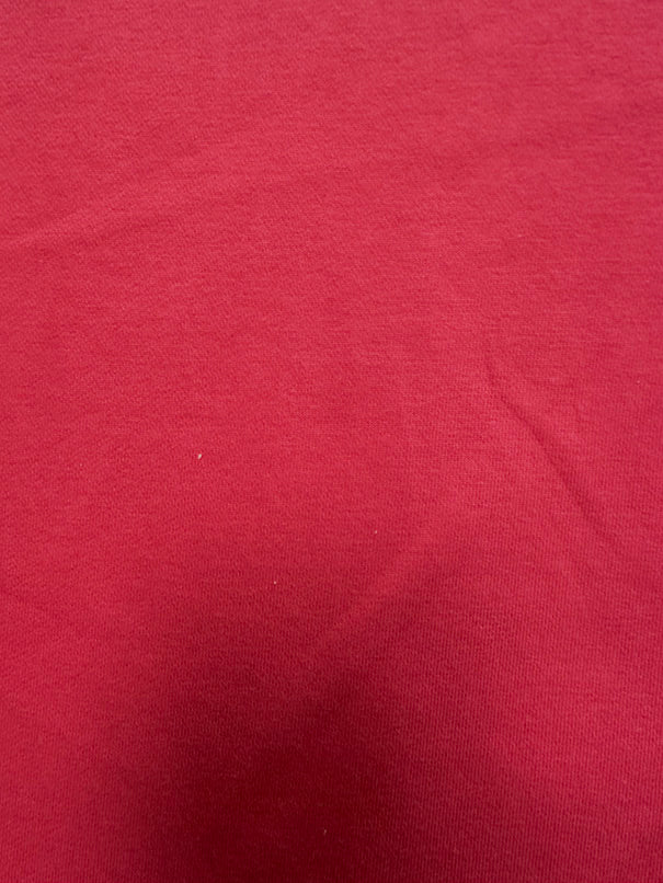 1 Yard Wine Cotton Spandex Rib Knit Fabric For Dresses And Activewear 43 Inches Width