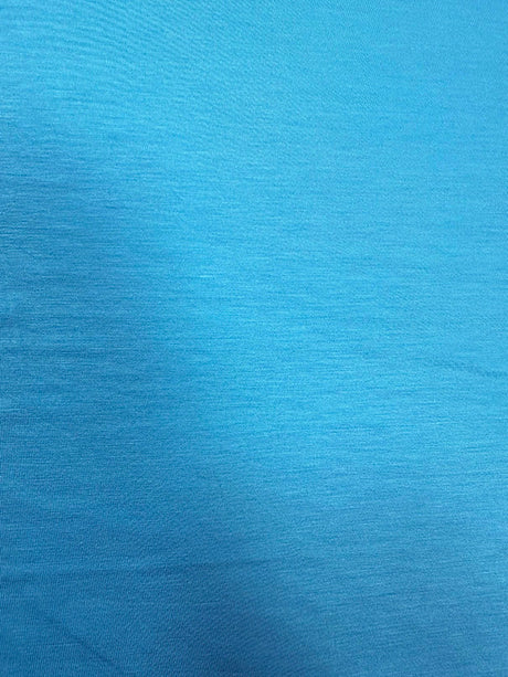 1 Yard Turquoise Solid Rayon Spandex Jersey Knit Fabric 58 Inches Width