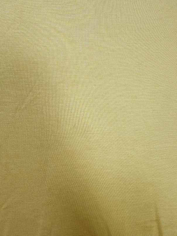 1 Yard Yellow Jersey Knit Rayon Spandex Fabric for Shirts, Pajamas, Activewear 58" Width