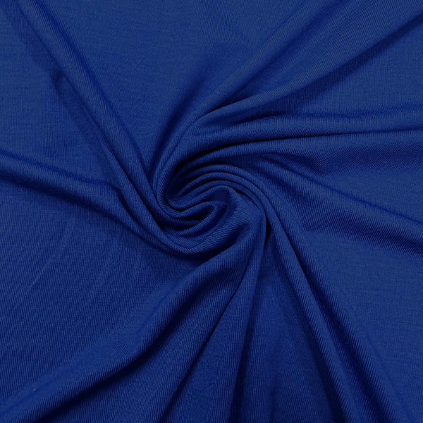 1 Yard Dark Blue Rayon Spandex Jersey Horizontal Final 58" Width