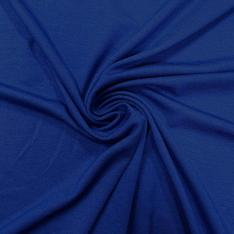 1 Yard Dark Blue Rayon Spandex Jersey Horizontal Final 58" Width
