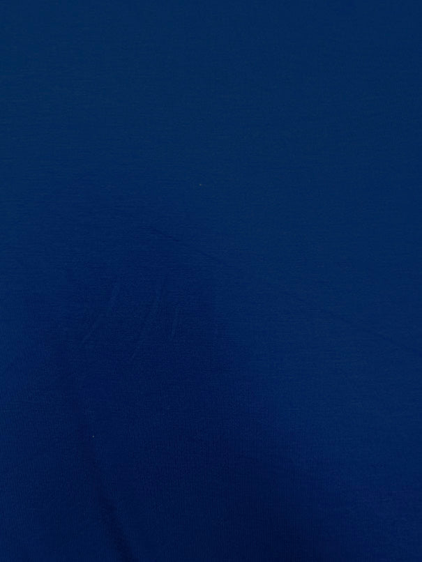 1 Yard Dark Blue Rayon Spandex Jersey Horizontal Final 58" Width